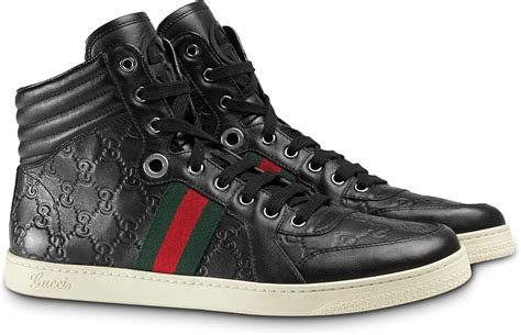 black gucci sneakers men|men black Gucci sneakers price.